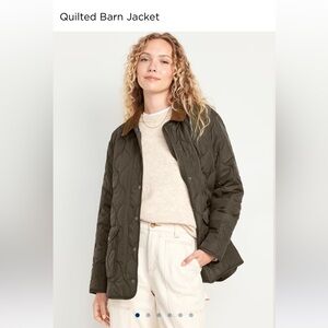 Old Navy quilted barn jacket NWT